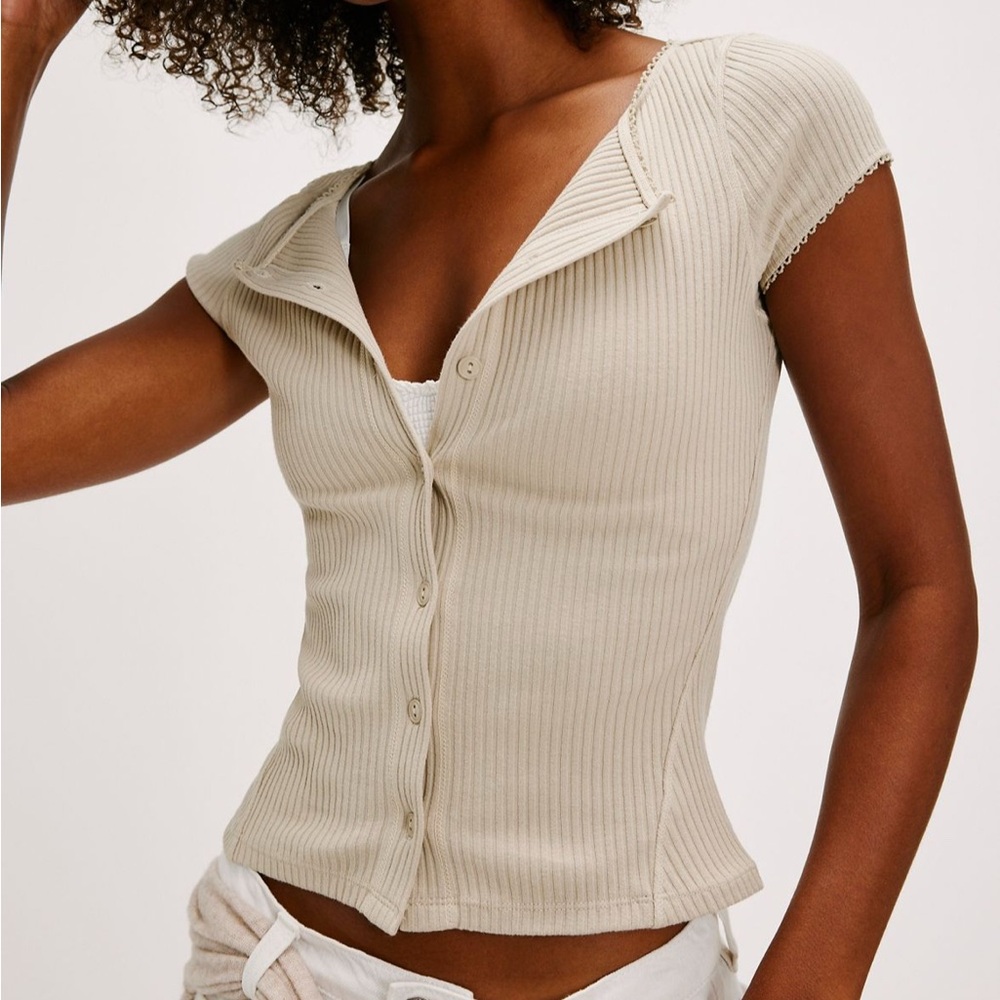 Free People Most Wanted Cardi in Oatmeal